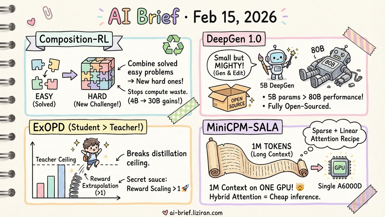 Running Out of RL Training Data? Just Combine the Easy Problems