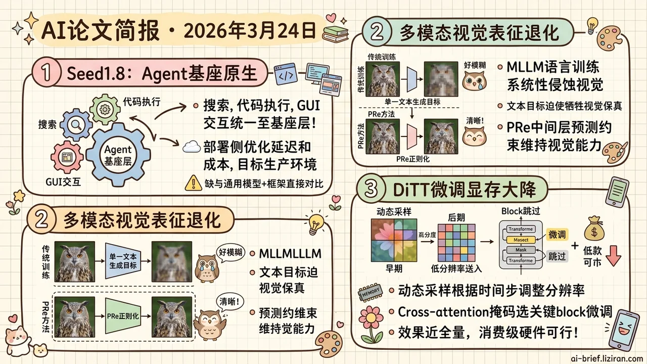 Seed1.8把Agent做进基座，语言训练让视觉退化