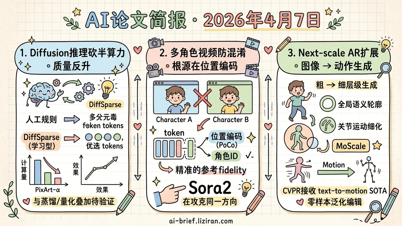 Diffusion推理省54%算力不降质