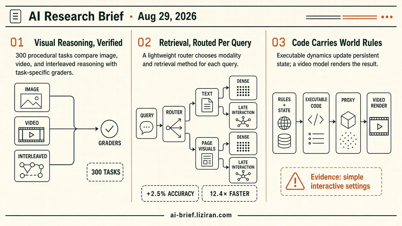300 Tasks Test Visual Reasoning, Retrieval Runs 12.4× Faster